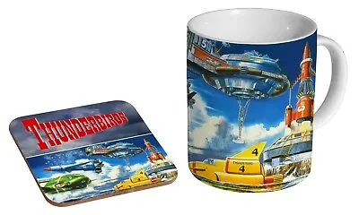 Thunderbirds Ships Awesome - Coffee / Tea Mug And Coaster Gift Set • £9.99
