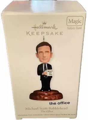 Hallmark Keepsake Ornament 2011 Magic Michael Scott Bobblehead The Office • $99