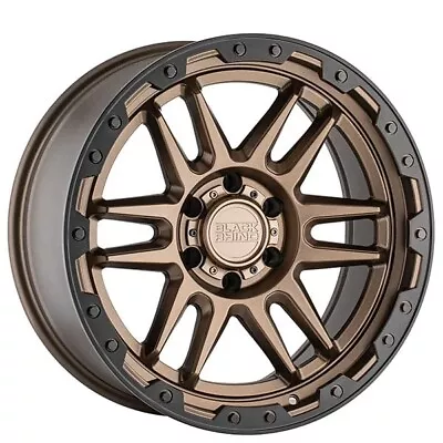$1184 • Buy 17  Black Rhino Wheels Apache Matte Bronze With Black Lip Edge Off-Road (4pcs)