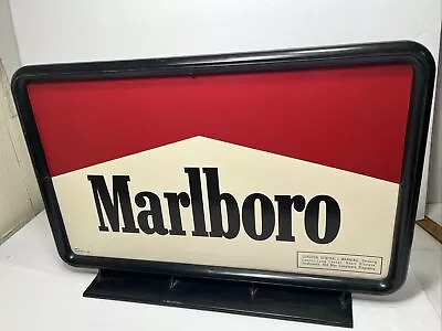 Vintage 1992 Marlboro Cigarette Tabletop Sign 21X13 • $17.98