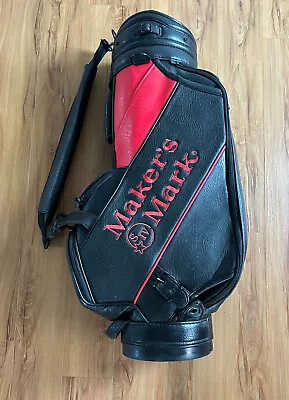 $249.99 • Buy Makers Mark S IV Kentucky Bourbon Red & Black Golf Cart Bag Belding