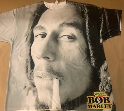 Bob Marley Smoking Vintage Shirt Rasta Reggae Marijuana Black History Month • $43