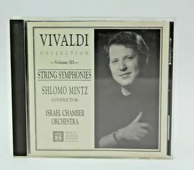 Shlomo Mintz Vivaldi String Symponies Vol III Musical Heritage Society CD  • $8.99