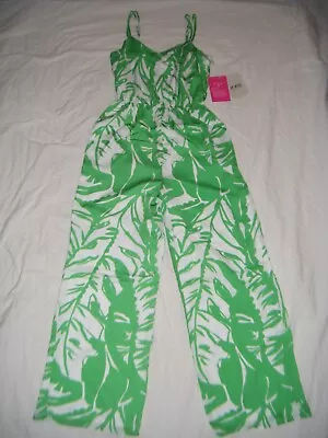 Lilly Pulitzer For Target Green/White Jumpsuit Romper Womens Size Small • $26.99