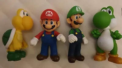 Super Mario Luigi Yoshi & Koopa Troopa 5” Figures Bundle • £7.99