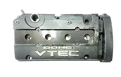 CARBON FIBER W/HOLES SPARK PLUG COVER Fits HONDA PRELUDE VTEC H22 H22A H22A1 SI • $69.99