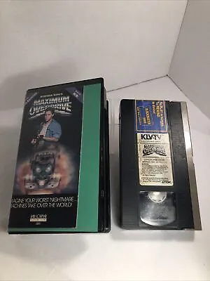 Maximum Overdrive Emilio Estevez VHS • $12.99