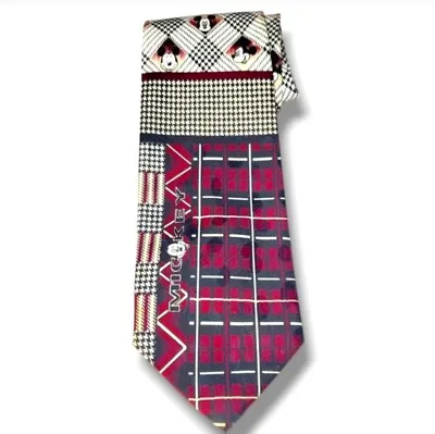 #Y Vintage Cervantes Walt Disney Mickey Mouse Mens Necktie Tie Collectible • $9.99