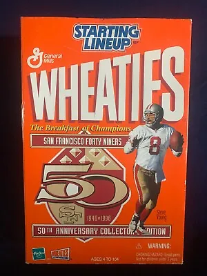 $22.95 • Buy STEVE YOUNG Wheaties Starting Lineup Figure San Francisco 49ers 50th Anniversary