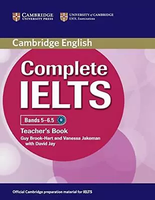 Complete IELTS Bands 5-6.5 Teacher's Book. Brook-Hart Jakeman 9780521185165** • £37.81