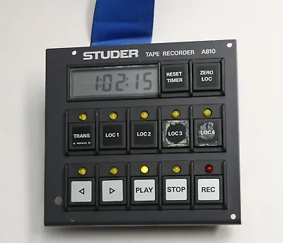 $375 • Buy Working Studer A810 Control Panel Command Unit 1.810.300 LCD Hall Effect Buttons
