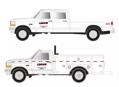 Atlas N Scale 60 000 158 Ford F-250/F-350 Pickup/Utility Truck Set LORAM New! • $34.85