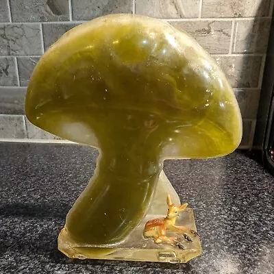 Vintage Bakelite Mushroom W/ Lucite Base Napkin Holder • $49