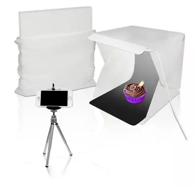 Light Portable Mini Photo Shooting Box Tent Foldable LED Light Box Kit USB Power • $24.97