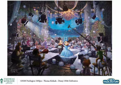 Harlington 1000Pc Thomas Kinkade: Disney 100Th Celebration Puzzle • $42.49