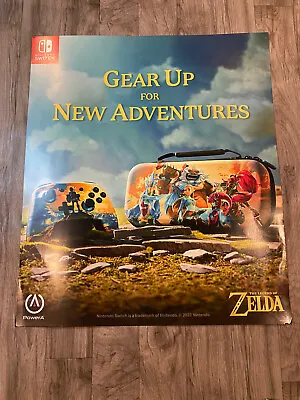 $29.99 • Buy Legend Of Zelda Tears Of The Kingdom Case Promo Poster Gamestop Exclusive
