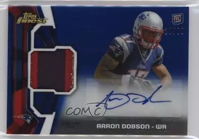 2013 Topps Finest Blue Refractor /99 Aaron Dobson RPA Rookie Patch Auto RC • $8.02