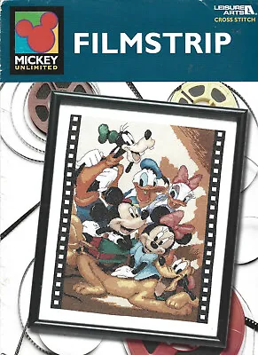 Filmstrip Mickey Unlimited Mickey Mouse And Friends Cross Stitch Charts Leaflet • $13.04