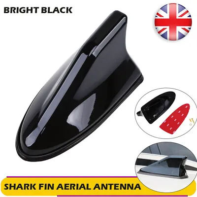£7.69 • Buy Black Car Shark Fin Antenna Auto Roof Aerial With FM/AM Radio Signal Universal
