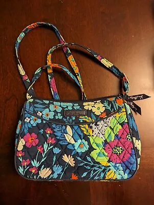 Vera Bradley Mini Crossbody Handbag Retired Midnight Blues  2013 EUC • $14.99