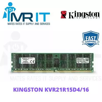 KINGSTON 16GB DDR4 2133 MHz ECC SERVER RAM KVR21R15D4/16 • $32.99