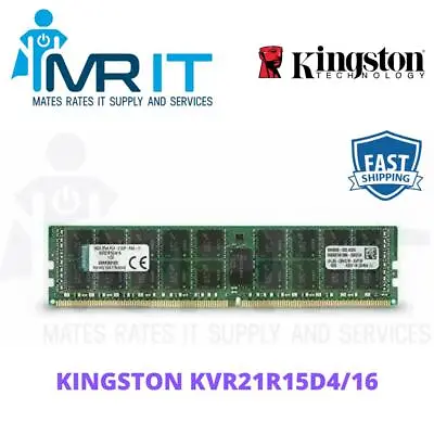 KINGSTON 16GB DDR4 2133 MHz RAM KVR21R15D4/16 • $32.99