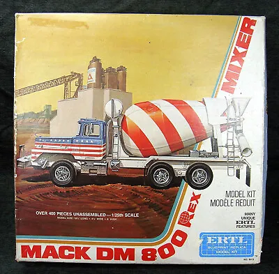 Vintage Ertl Mack DM800 Rex Mixer Concrete Cement Blueprint Replica Model Kit • $164.99