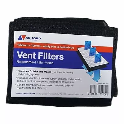 Replacement Mesh Filter Medium Ducted Aircon For Return Air Grilles Vents RF2 • $19