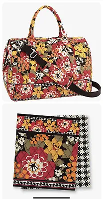 Vera Bradley~classic Frame Travel Bag Tote~bittersweet~carry-on Travel~ • $100