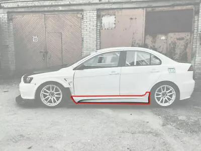 $369.99 • Buy Varis Style Side Skirts For Mitsubishi Lancer Evo X Wide Body Or Standard V8