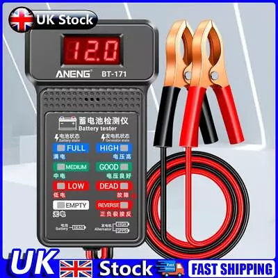 12V Car Battery Tester LED Display Battery Monitoring Device For SUV Automobile  • £6.69