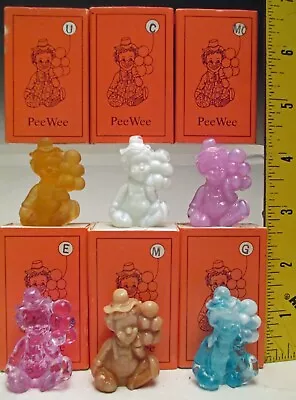 Mosser Glass Pee Wee Clowns Set Of Six Different Colors In Original Boxes • $22.49
