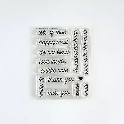 My Favorite Things - LOVE IS IN THE MAIL - 3x4 Stamp Set • $6