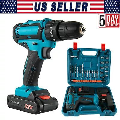 18V Cordless Drill Electric Screwdriver Wireless Power Driver DC Battery 3/8inch • $61.99