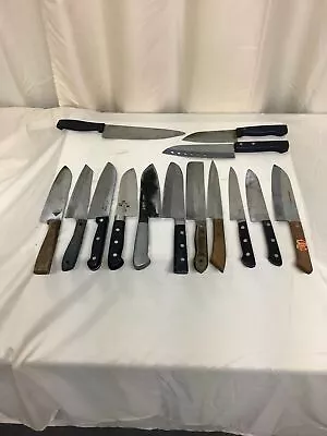 Japanese Vintage Kitchen Knife 14types Blade Length 5.11~6.69inch Hocho Masafune • $169.32