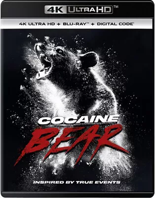 Cocaine Bear [New 4K UHD Blu-ray] With Blu-Ray 4K Mastering Digital Copy • $24.16