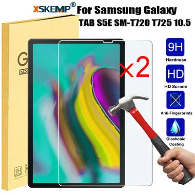 2Pcs For Samsung Galaxy Tab S5E T720 T725 10.5 Tempered Glass Screen Protector • $17.58