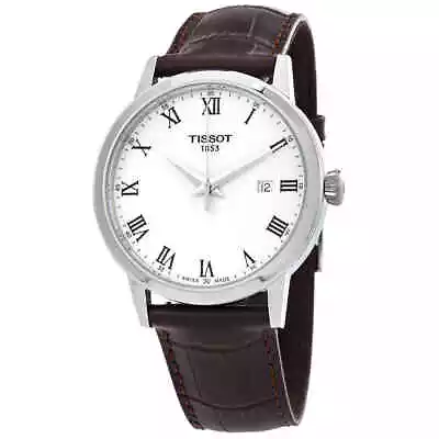 Tissot T-Classic Quartz White Dial Men's Watch T129.410.16.013.00 • $179.03