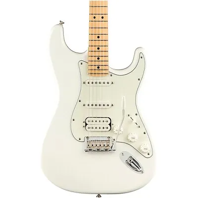 Fender Player Stratocaster HSS Maple Fingerboard Electric Guitar Polar White • $829.99