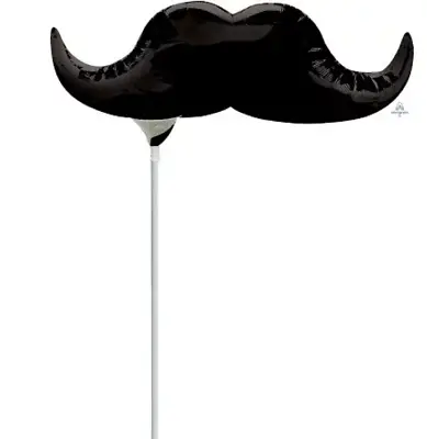 Black Mustache Shape Balloon • $7.99