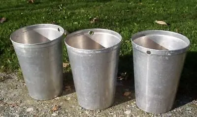 5 GREAT Aluminum Sap Buckets 2 GALLON SIZE Maple Syrup Bucket  • $22.50