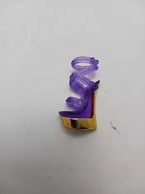 Monster High  Clawdeen Wolf - 13 Wishes - Left Gold Purple Heel Sandal Shoe Only • $7.19