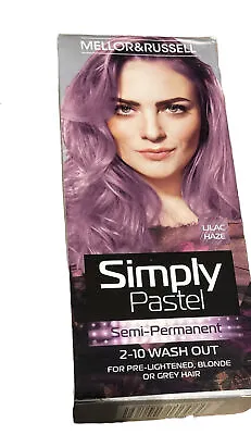 Mellor&Russell Simply Pastel Semi-Permanent Hair Colour Dye Lilac Haze  Wash Out • £4.99