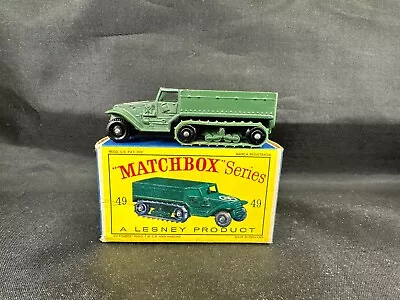 Matchbox Lesney 49a M3 Personnel Carrier (halftrack) - Mib • $21.50