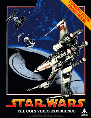 Star Wars Atari Arcade Glossy Promo Ad Poster Unframed A0720 • $14.98
