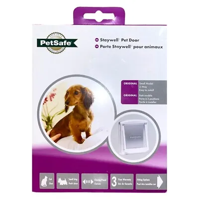 £9.99 • Buy 2 Way Opening Pet Catflap Cat Flap Dog Door Petsafe Staywell Original Size Small
