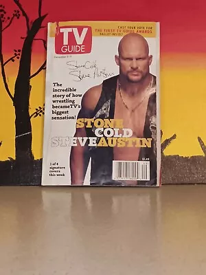 TV Guide Magazine December 1998 WWE Stone Cold Steve Austin Cover. Damaged  • $5