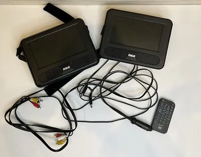 $35 • Buy RCA 7  Screen Mobile DVD System With Dual Screens & Remote- DRC69705E22