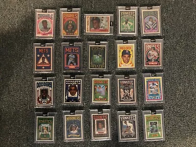 Topps PROJECT 2020 GROTESK Complete 20 CARD MASTER Set - Gibson Gwynn Clemente • $799.99