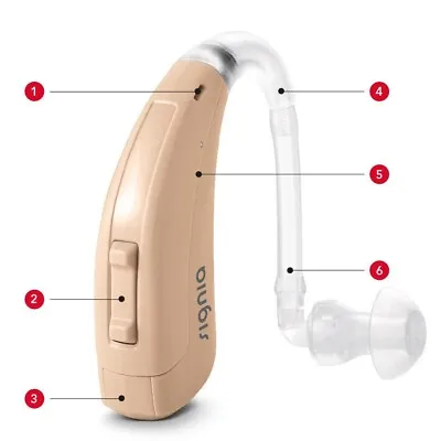 Signia FUN SP Digital Hearing Aid 6 Channel Shipping Free BTE:Severe To Profound • $141.47